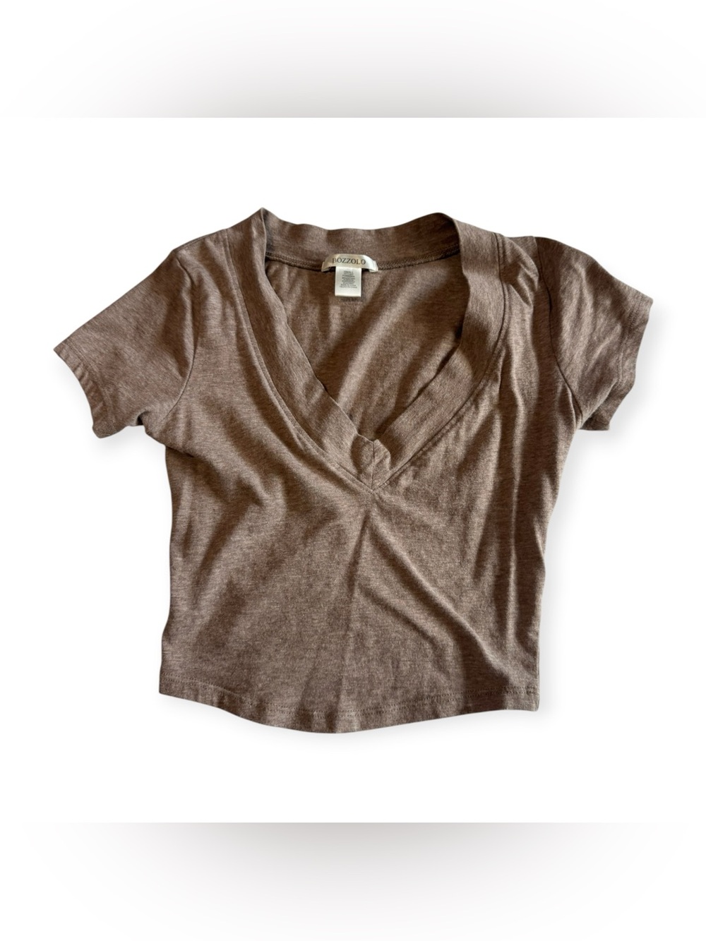 Womens V-Neck Crop Top